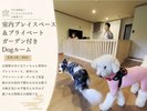 室内プレイスペース&プライベートガーデン付Dogルーム