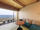 【露天風呂&展望ジャグジー付き】和洋室ツイン/70u(一例)