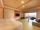 【露天風呂&展望ジャグジー付き】和洋室ツイン/50u(一例)
