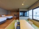 【展望ジャグジー付き】和洋室ツイン/60u(一例)