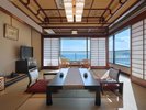【漆宝閣 金沢】「金沢」の広縁から望む初島の眺望