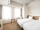 【ツインルーム】110pのベッドを2台ご用意したツインルームとなっております。
