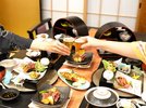 みえ会席料理で乾杯(イメージ)