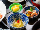 【夕食一例】それぞれの素材の味わいを活かした上品な味付け