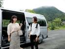 【無料送迎】列車・バスでお越しのお客様は、城崎温泉駅までお迎えに上がります。