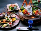 ■【加能蟹と香箱蟹の夫婦蟹会席】加能蟹(オス蟹)・香箱蟹(メス蟹)を堪能。お食事イメージ