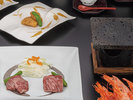 <2024年冬/伊勢海老×佐賀牛×河豚会席>佐賀牛溶岩焼きイメージ