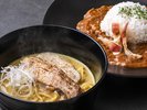 選択メニュー「炙りチャーシューカレーラーメン」・「炙りホッキカレー」※写真はイメージです。