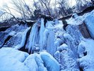 結氷の七条大滝
