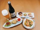 『晩酌セット』ビールがついたお得なメニュー♪