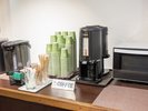 ウェルカムドリンク コーヒー・紅茶もご用意♪15:00〜23:00