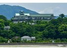 竹島から眺める蒲郡クラシックホテル