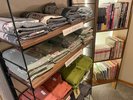 フロント脇にて、ご滞在中の御召し物、浴衣か作務衣をお選びください。