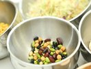 朝食メニュー 豆サラダ