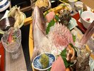 5種の舟盛りプラン:肉厚のお造りをお二人から!※舟盛り2人で1つ