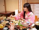 全室お部屋食でゆっくり気兼ねなくお食事をお楽しみください