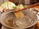 食感が抜群のあわびのしゃぶしゃぶ