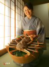 調理する前の生ズワイ蟹を皆様の前でお見せします。