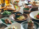 毎年行われる掛川城でのビアガーデン料理