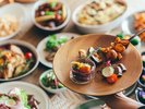 秋旬の食材を使ったバイキング