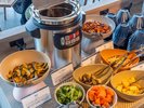 【朝食】札幌のソウルフード、スープカレー。野菜の甘みと食欲をスパイスの組み合わせがやみつきになります