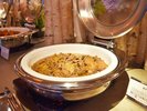 【朝食】北海道の郷土料理の豚丼。北海道のブランド米、ななつぼしのごはんにのせてお召し上がりください