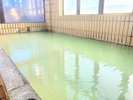 5階露天風呂、濁り湯の時も♪
