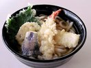天婦羅うどん(夕食メニュー 一例)