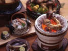 秋の特別料理「松茸のお料理」
