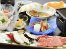 南信州牛焼肉会席の一例