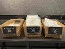 歯ブラシ、ボディスポンジ、カミソリはフロントにてご用意しております。