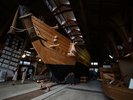 大正9年に建てられた宿根木小学校の木造校舎を活用した博物館。国指定重要有形民俗文化財。