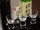 地酒飲み比べ