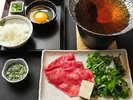 とちぎ和牛しゃぶしゃぶ ちたけのお出汁 地元素材たっぷりの出汁までおいしい一品〆は雑炊をご用意