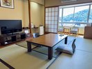 和室8畳全て畳を新調いたしました!新しい畳の香りでごゆっくりお寛ぎください。