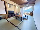 和室8畳全て畳を新調いたしました!新しい畳の香りでごゆっくりお寛ぎください。