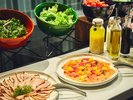朝食ビュッフェ カウンター