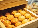 朝食ビュッフェ