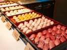 夕食バイキング