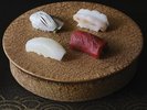 ◆夕食一例|二人の料理人が技を重ね、海の幸を尽くした特別な会席