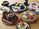 ◆夕食一例|二人の料理人が技を重ね、海の幸を尽くした特別な会席