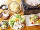 『岩手・奥州いわいどりを味わう白湯鍋』コース