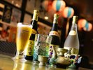 【きじむなぁの家】オリオンビールや泡盛などのお酒も充実。