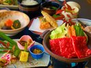 【ご夕食一例】オーナーシェフが心を込めて作る栃木の味をぜひお楽しみください。