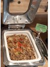 【日替り】信州ポーク使用のお肉料理。鶏肉、豚肉、ひき肉の日替り。