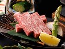【夕食/牛蟹会席】鳥取和牛の鉄板焼き ※一例