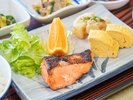 朝食メニューの一例