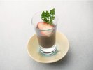 【ディナー】<Amuse>梅小路醗酵所黒甘酒と旬の苺