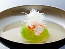 目にも涼やか、味わいに季節の涼を添えて。(夏の一品イメージ)
