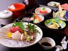 【夕食】松花堂御膳とお造りイメージ